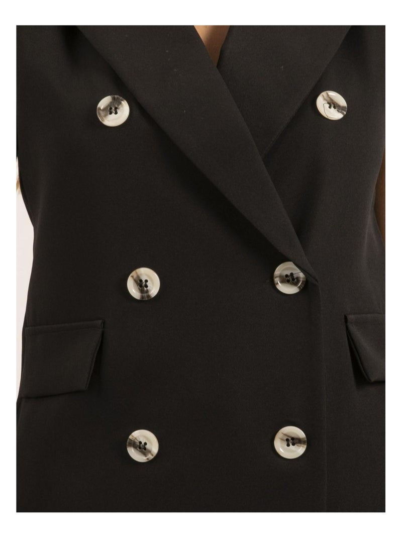 Blazer sans manches UVIDA Noir - Kiabi
