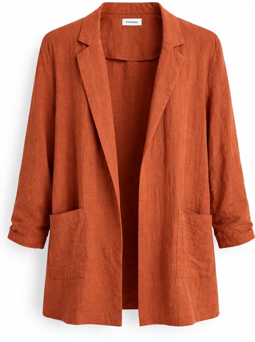 Blazer souple en viscose uni PAPRIKA - Kiabi