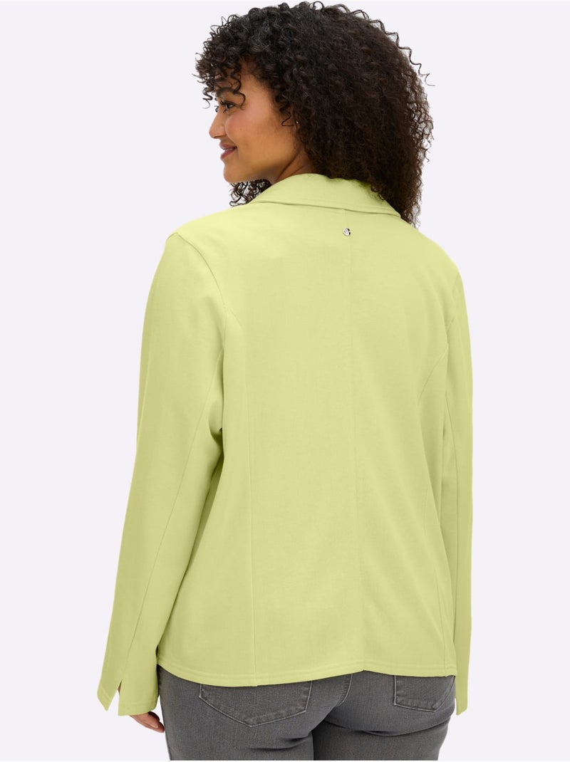 Blazer Sweat - Taille Standard - Sheego Vert pistache - Kiabi