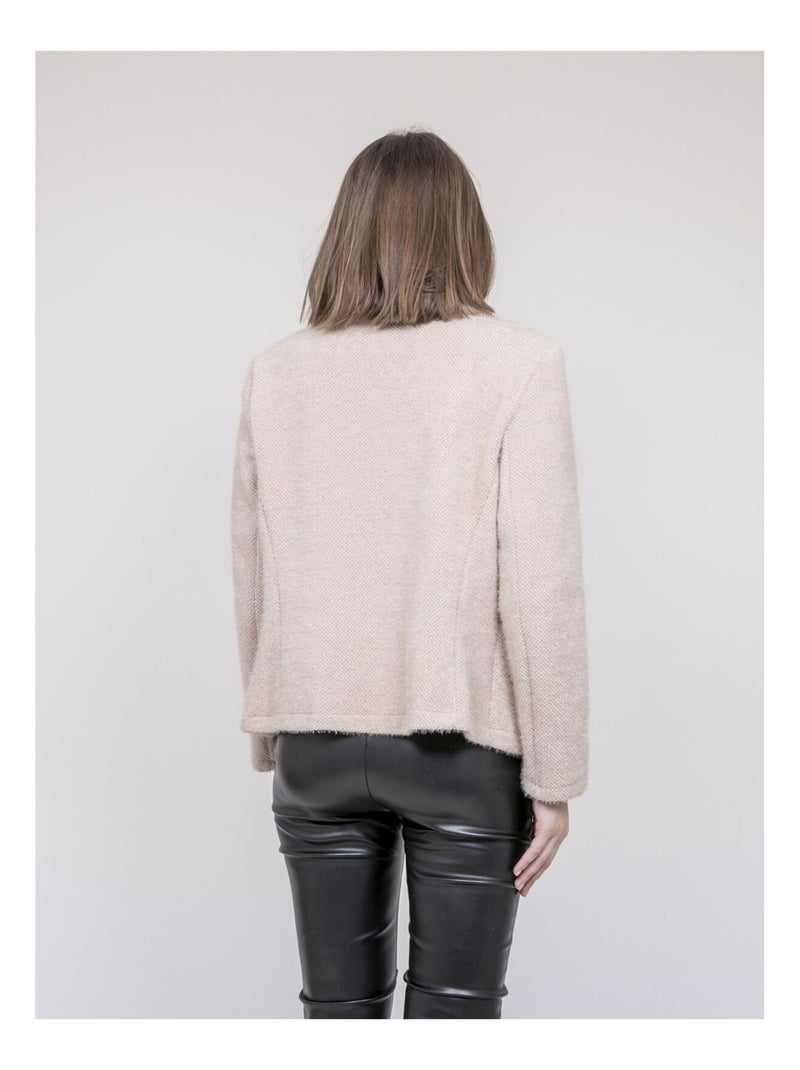 Blazer texturé URTA Beige - Kiabi