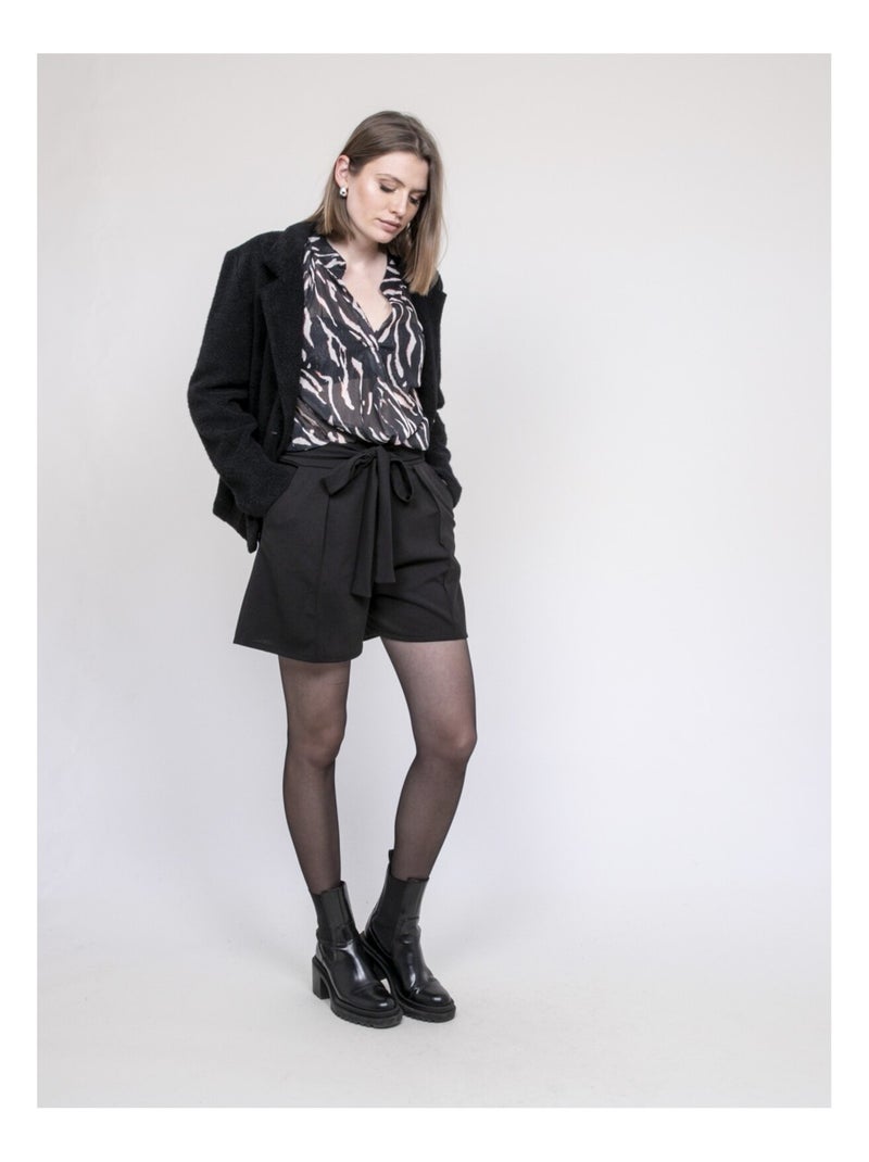 Blazer texturé URTA Noir - Kiabi