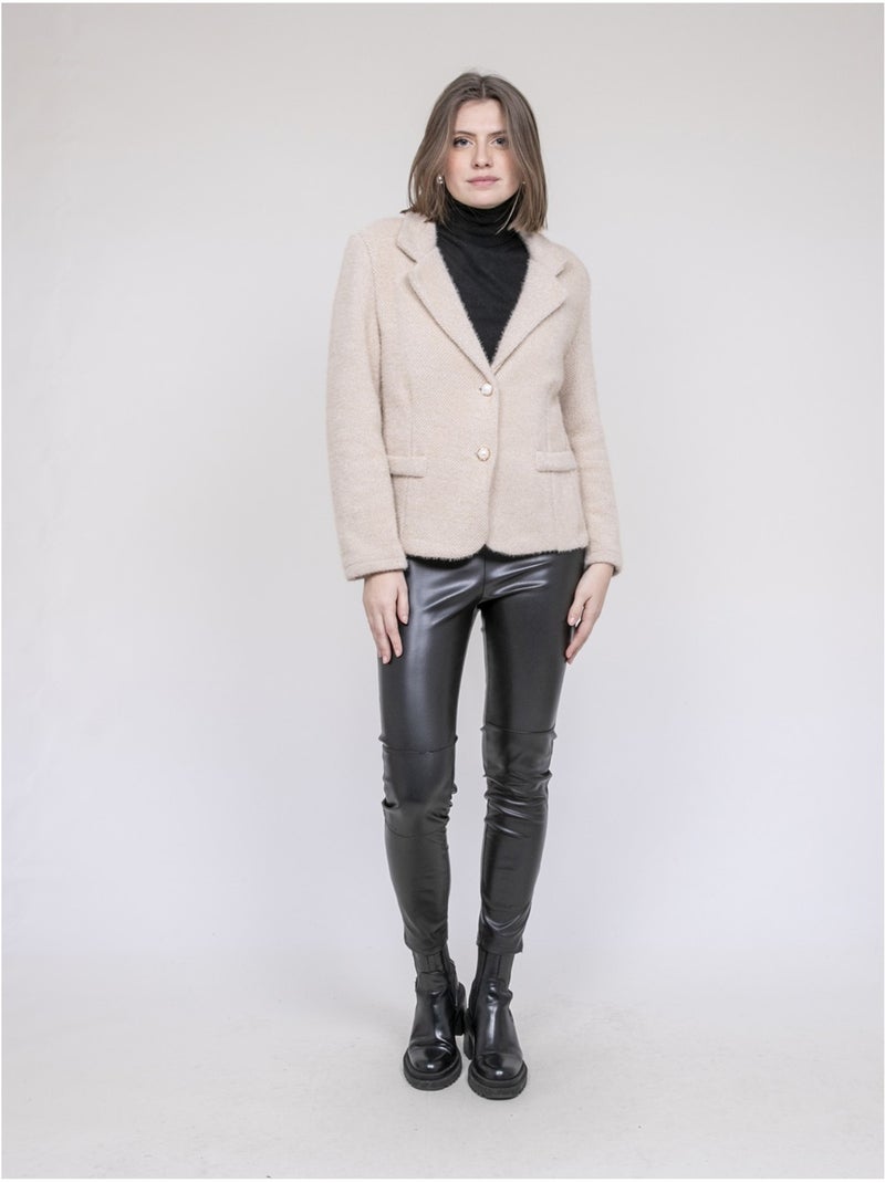 Blazer texturé URTA Noir - Kiabi