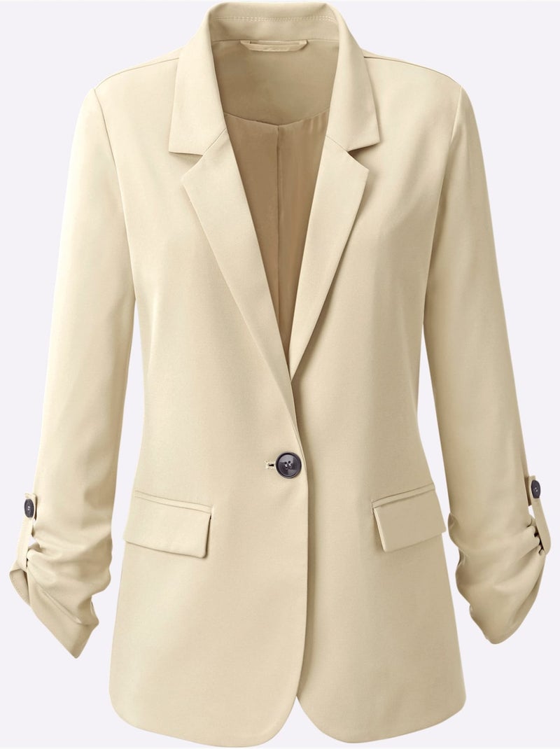 Blazer Une Allure Rayonnante Ensemble Ou Séparément - Taille Standard - Witt Sable - Kiabi