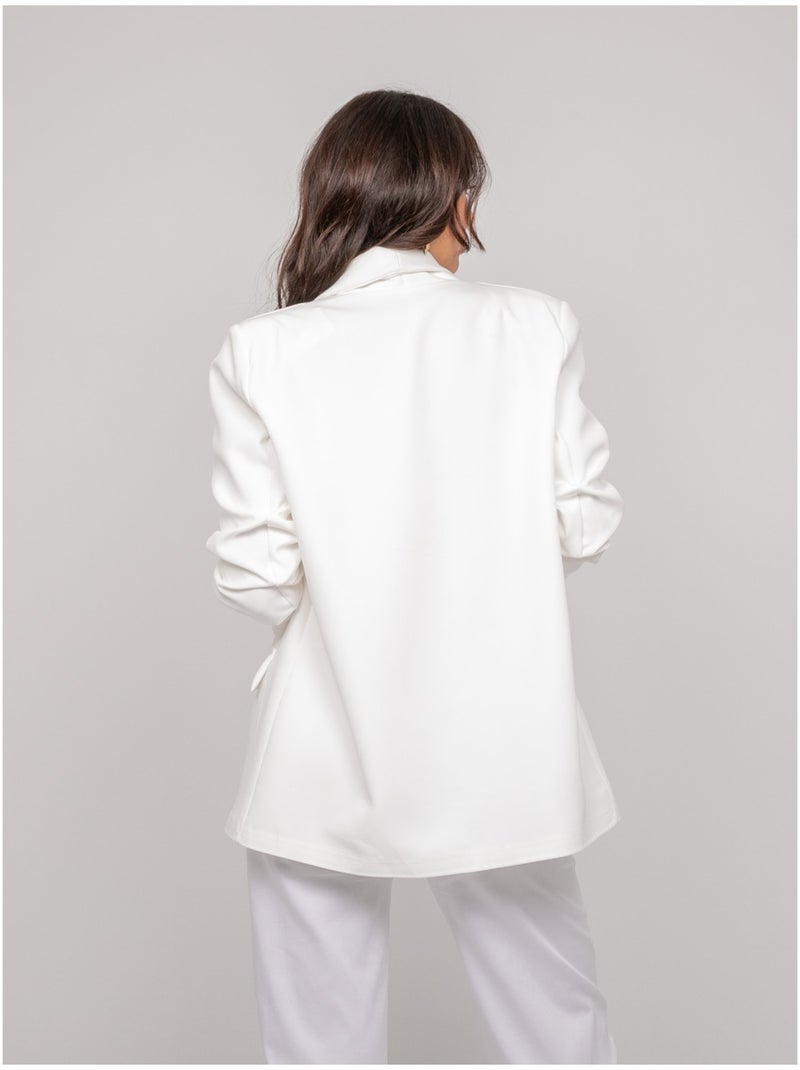 Blazer USTENA Blanc - Kiabi