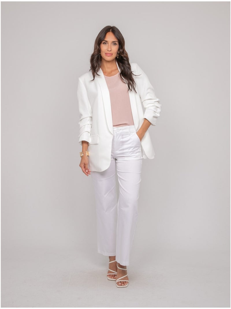 Blazer USTENA Blanc - Kiabi