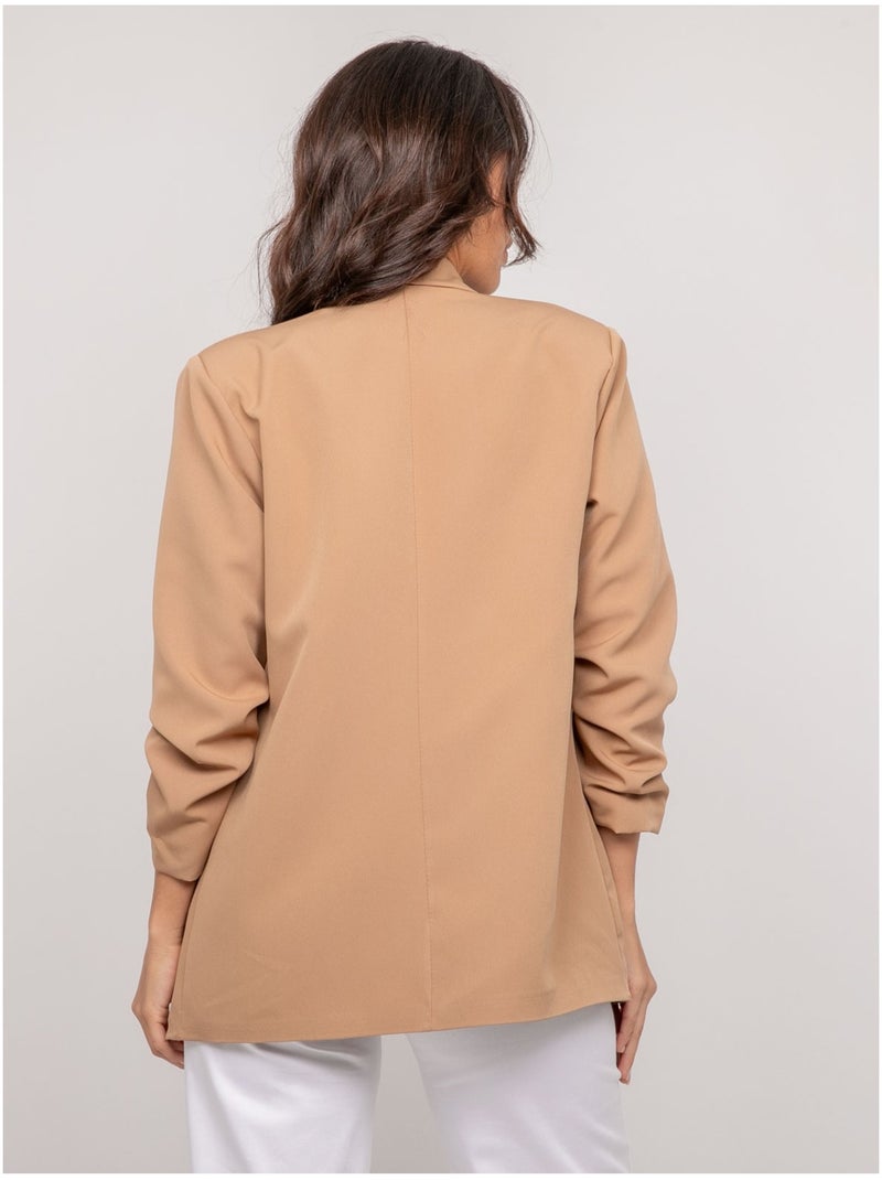 Blazer USTENA Marron caramel - Kiabi