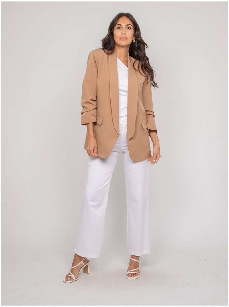 Blazer USTENA Marron caramel - Kiabi