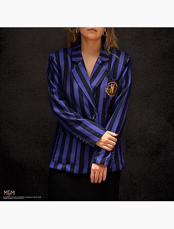 Blazer violet académie nevemore - mercredi