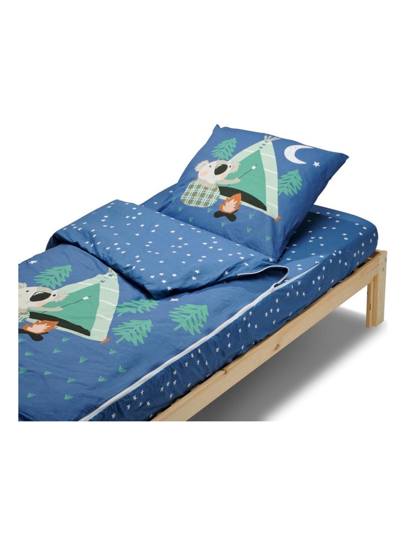 Bleu Câlin - Caradou® Koala Sans Couette 90x190cm Parure Enfant Bleu - Kiabi