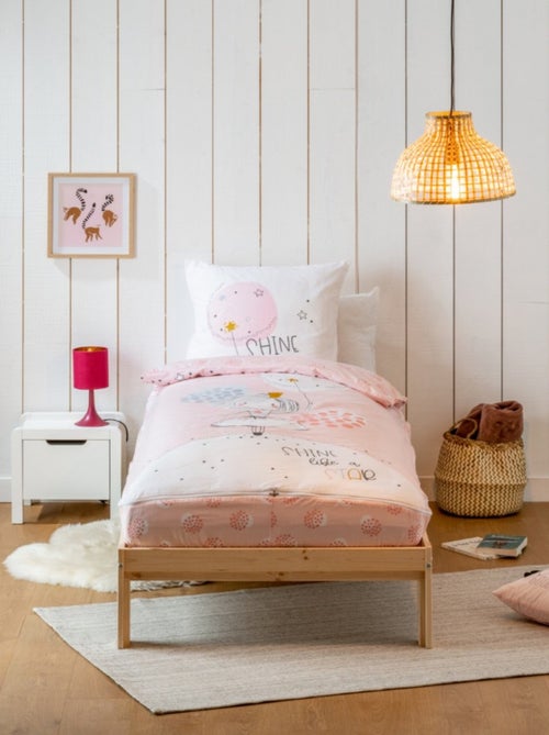 Bleu Câlin - Caradou® Shine Sans Couette 90x190cm Parure Enfant Princesse - Kiabi