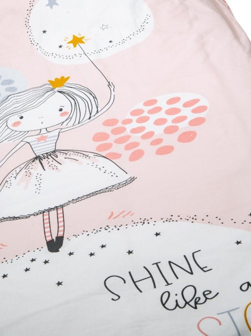Bleu Câlin - Caradou® Shine Sans Couette 90x190cm Parure Enfant Princesse - Kiabi