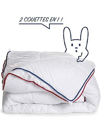 Bleu Câlin - Couette 4 saisons 3 Couettes en 1