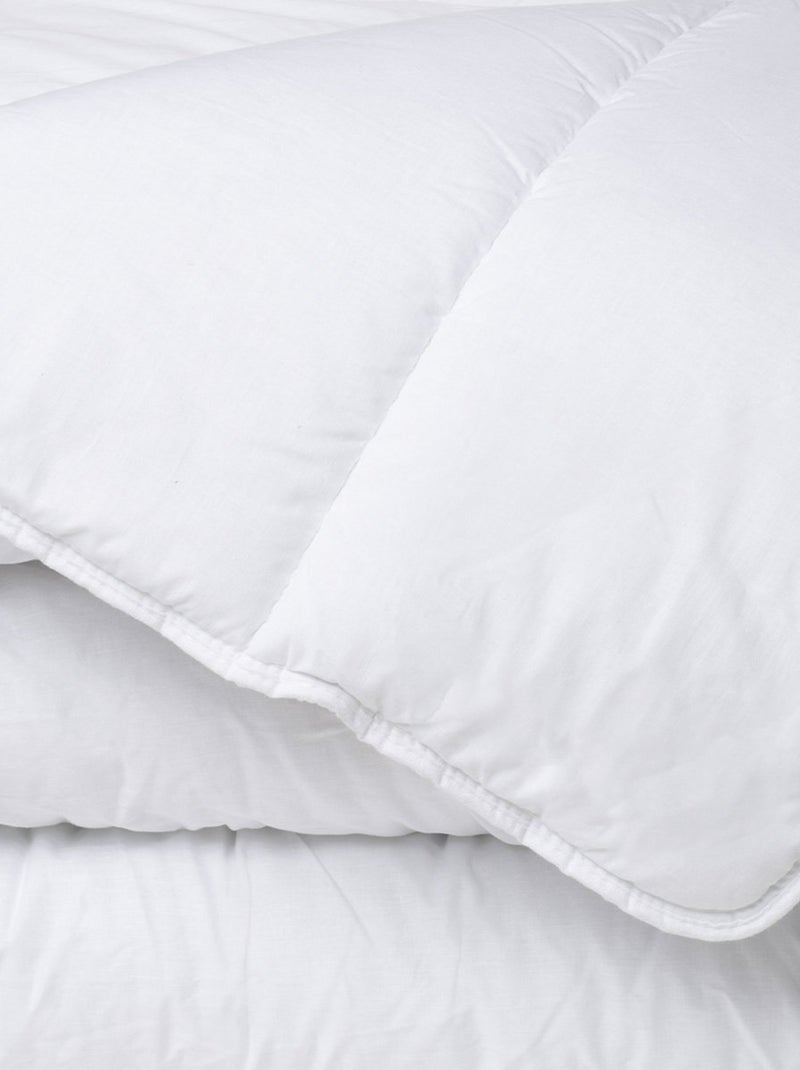 Bleu Câlin - Couette chaude coton bio Blanc - Kiabi