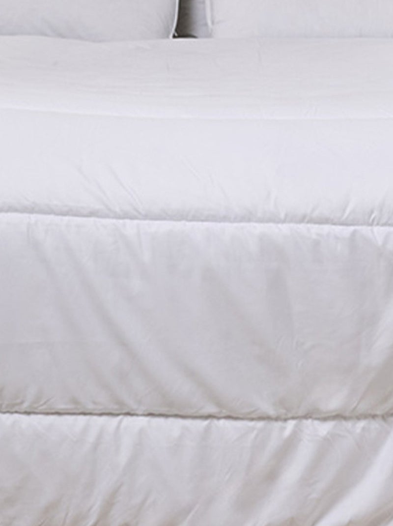 Bleu Câlin - Couette chaude coton bio Blanc - Kiabi