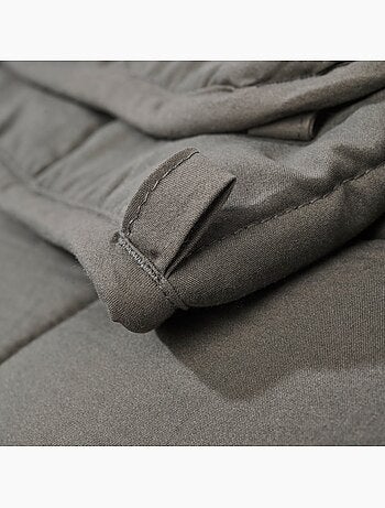 Bleu Câlin - Couette chaude lestée anti-stress couverture relaxante microfibre douce