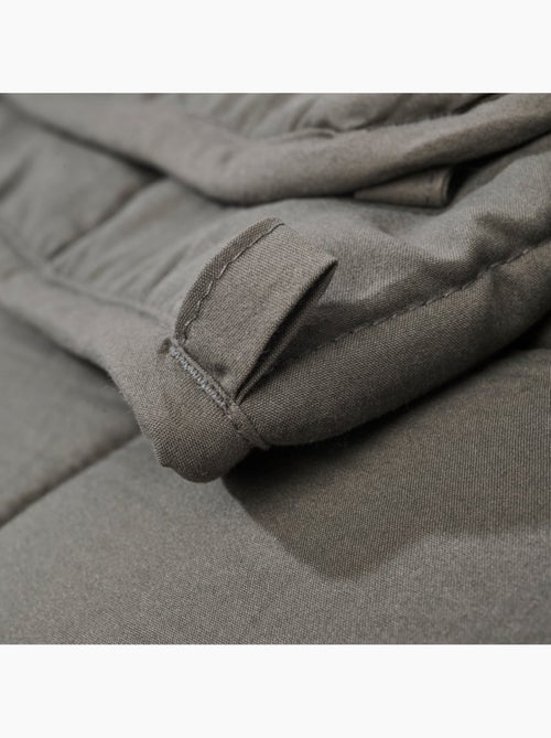 Bleu Câlin - Couette chaude lestée anti-stress couverture relaxante microfibre douce - Kiabi