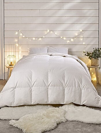 Bleu Câlin - Couette duvet chaude 90% duvet de canard