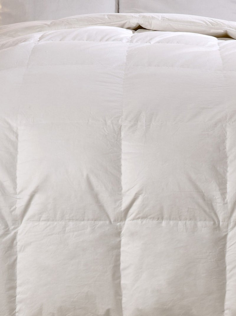 Bleu Câlin - Couette duvet chaude 90% duvet de canard Blanc - Kiabi