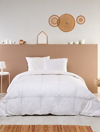 Bleu Câlin - Couette Duvet été légère et gonflante - 90% Duvet de Canard