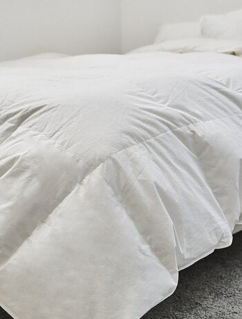 Bleu Câlin - Couette Duvet été légère et gonflante - 90% Duvet de Canard