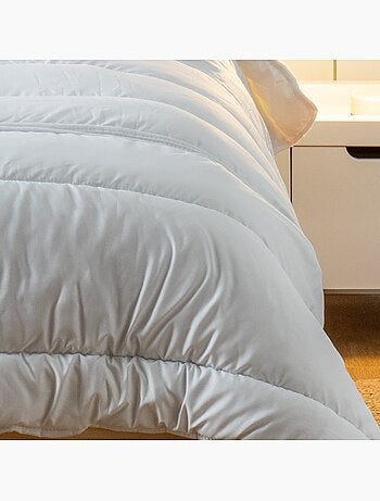Bleu câlin - couette enfant evolutive 140x(150+50)cm lavable à 95°c