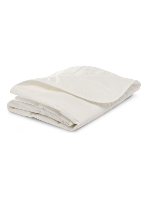 Bleu Câlin - Couette et oreiller bébé enveloppe coton bio - Kiabi