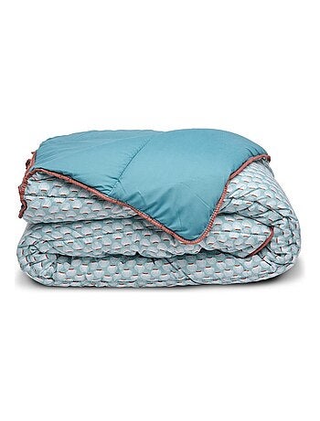 Bleu Câlin - Couette imprimée chaude Douceur