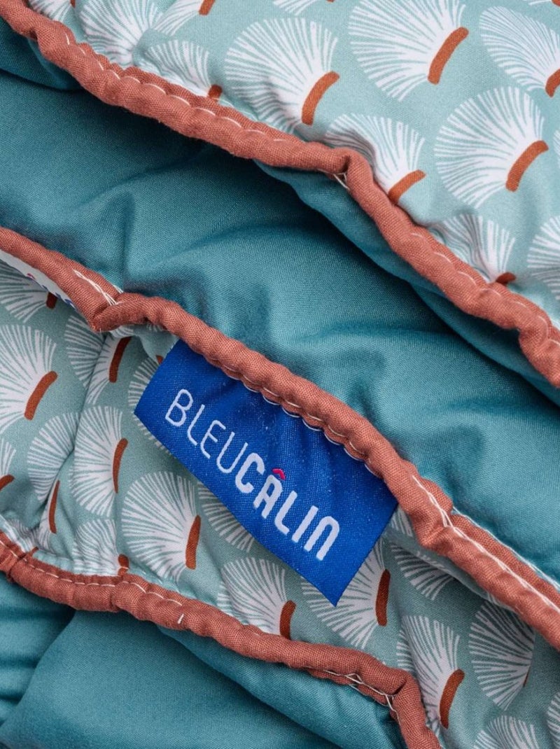 Bleu Câlin - Couette imprimée chaude Douceur Bleu clair - Kiabi
