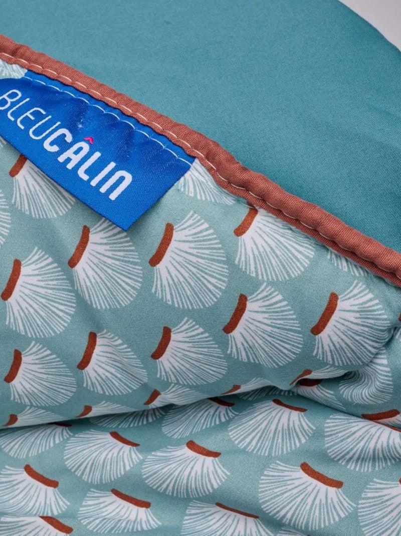 Bleu Câlin - Couette imprimée chaude Douceur Bleu clair - Kiabi