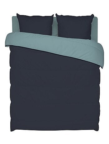 Bleu Câlin - Couette imprimée chaude la contraste