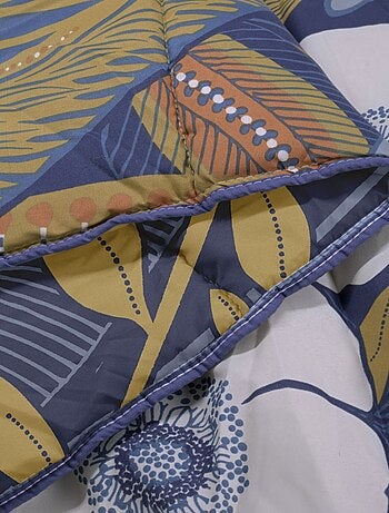 Bleu Câlin - Couette imprimée chaude la florale