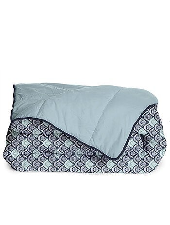 Bleu Câlin - Couette imprimée chaude Melinda