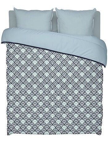 Bleu Câlin - Couette imprimée chaude Melinda