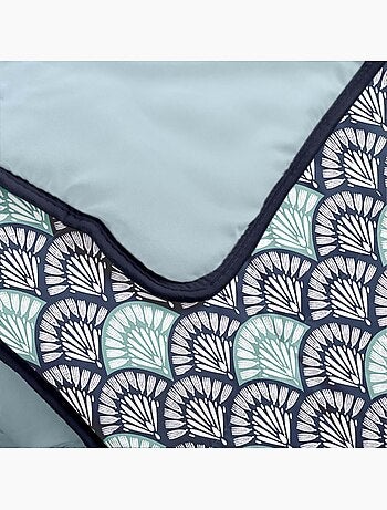 Bleu Câlin - Couette imprimée chaude Melinda