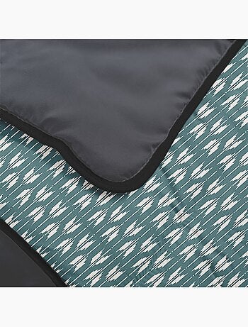 Bleu Câlin - Couette imprimée chaude Soumaya