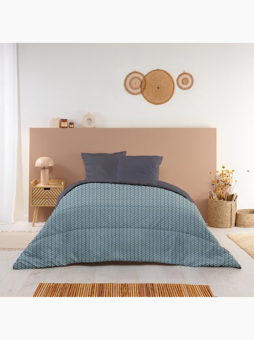 Bleu Câlin - Couette imprimée chaude Soumaya - Kiabi