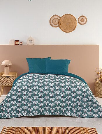 Bleu Câlin - Couette imprimée chaude Sully