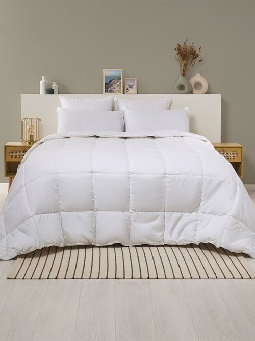 Bleu Câlin - Couette très chaude sensation duvet - Kiabi