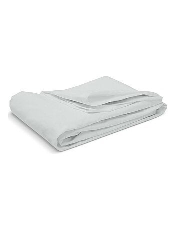 Bleu Câlin - Drap housse uni Percale de coton 80 fils/cm²