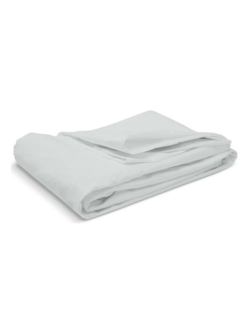 Bleu Câlin - Drap housse uni Percale de coton 80 fils/cm² - Kiabi Bleu Câlin - Drap housse uni Percale de coton 80 fils/cm² - Kiabi