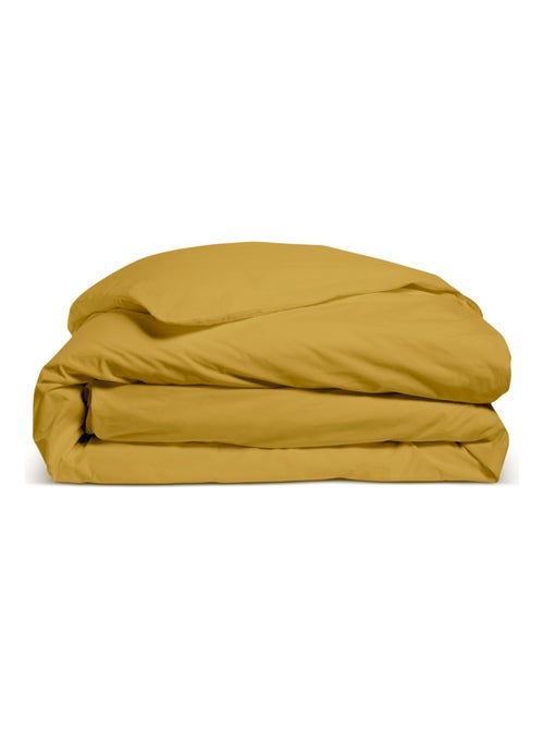 Bleu Câlin - Housse de couette unie Percale de coton 80 fils/cm² - Kiabi