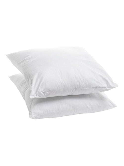 Bleu Câlin - Lot de 2 oreillers ferme coton bio - Kiabi