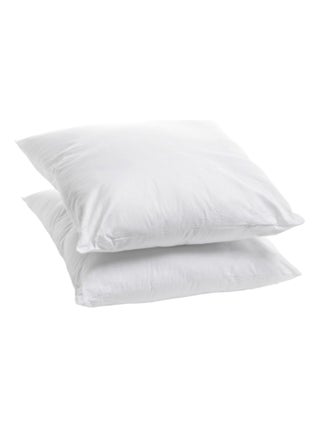 Bleu Câlin - Lot de 2 oreillers moelleux coton bio