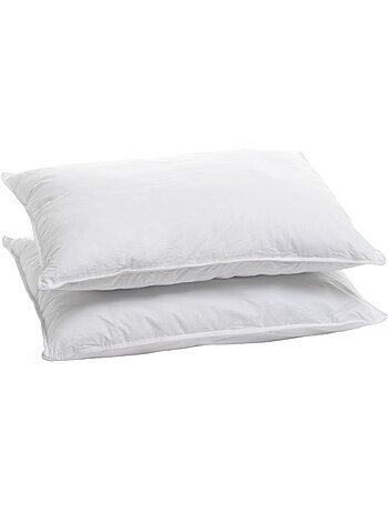 Bleu Câlin - Lot de 2 oreillers moelleux volume
