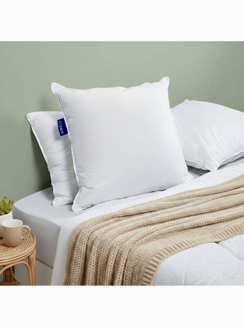 Bleu Câlin - Lot de 2 oreillers sensation duvet Blanc - Kiabi