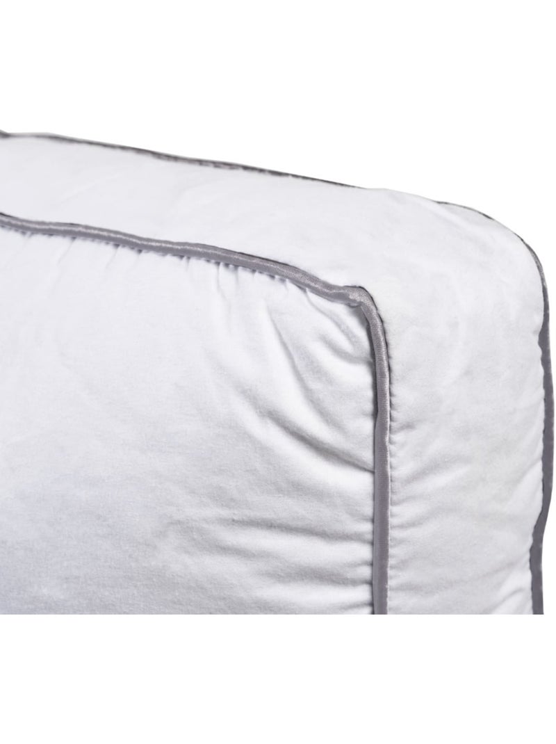 Bleu Câlin - Lot de 2 oreillers ultra moelleux volume Premium coton qualité percale N/A - Kiabi