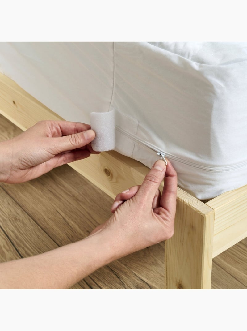 Bleu Câlin - Lot de 2 protèges-matelas Housse Intégrale Anti-punaises de lit N/A - Kiabi