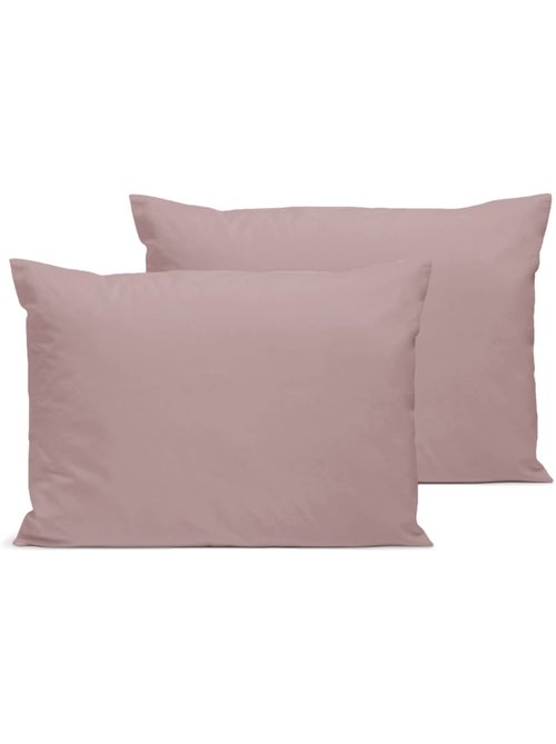 Bleu câlin - lot de 2 taies d'oreiller unies percale de coton 80 fils/cm² - Kiabi Bleu câlin - lot de 2 taies d'oreiller unies percale de coton 80 fils/cm² - Kiabi