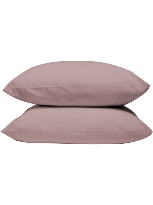 Bleu câlin - lot de 2 taies d'oreiller unies percale de coton 80 fils/cm² - Kiabi Bleu câlin - lot de 2 taies d'oreiller unies percale de coton 80 fils/cm² - Kiabi