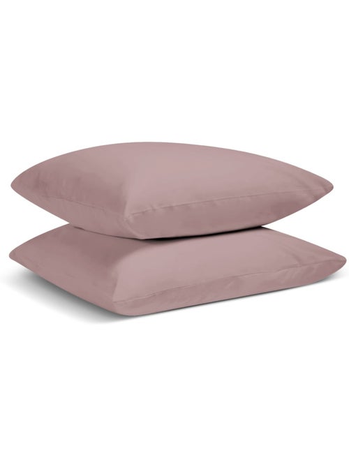 Bleu câlin - lot de 2 taies d'oreiller unies percale de coton 80 fils/cm² - Kiabi Bleu câlin - lot de 2 taies d'oreiller unies percale de coton 80 fils/cm² - Kiabi